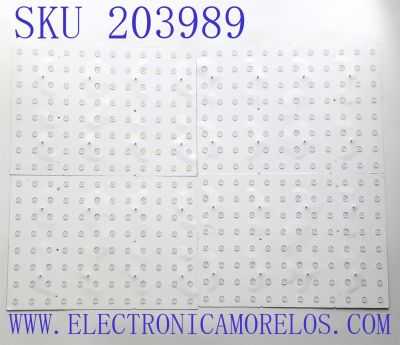KIT DE LED'S PARA TV SAMSUNG (10 PIEZAS) / NUMERO DE PARTE BN96-50727A / BN41-02770A / 20Y_Q90T_75 / C452A-02 LM41-00959A / PANEL CY-TT075FLLV9H / MODELOS QN75Q90TAFXZA / QN75Q90TAFXZA  FD05